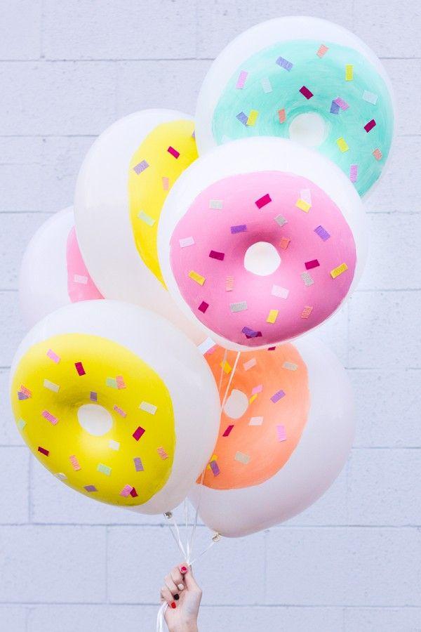 Hochzeit - DIY Donut Balloons