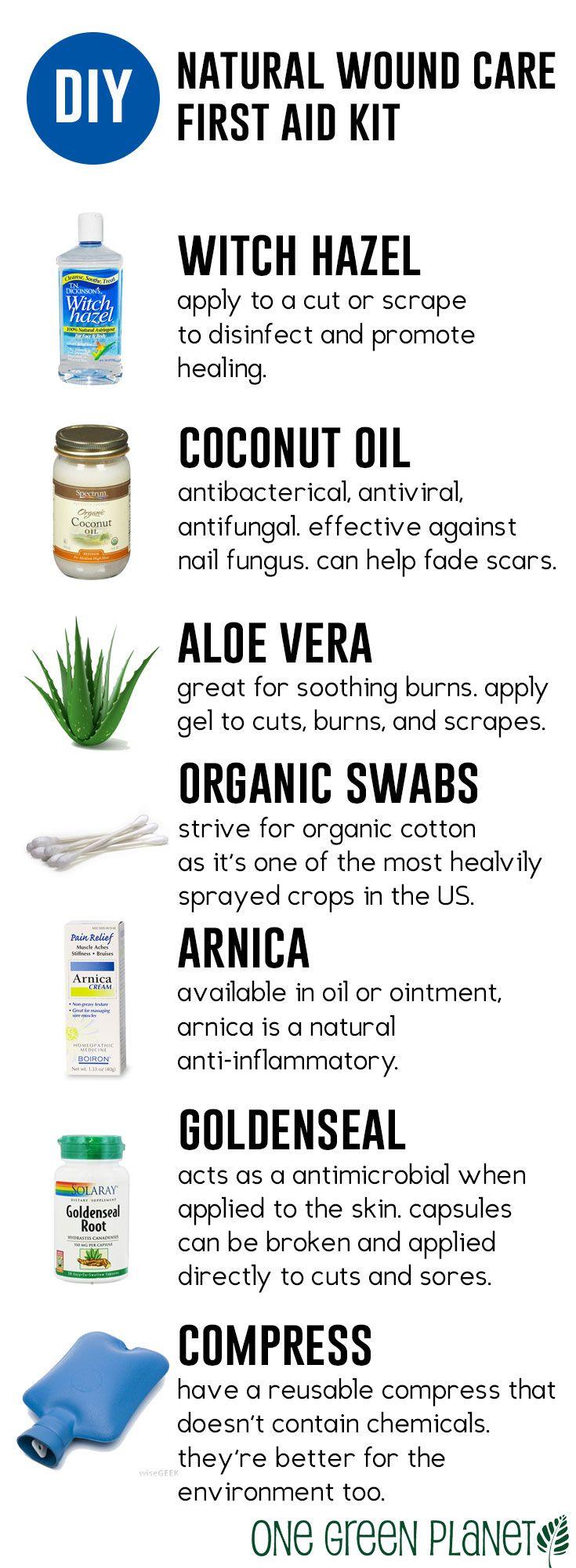 Свадьба - Natural Wound Care At Home: 7 Products You Need For Your Homemade First Aid Kit