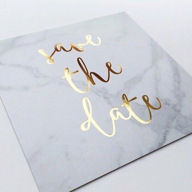 Mariage - Marble And Gold Equals The Perfect Wedding Stationary Combination
