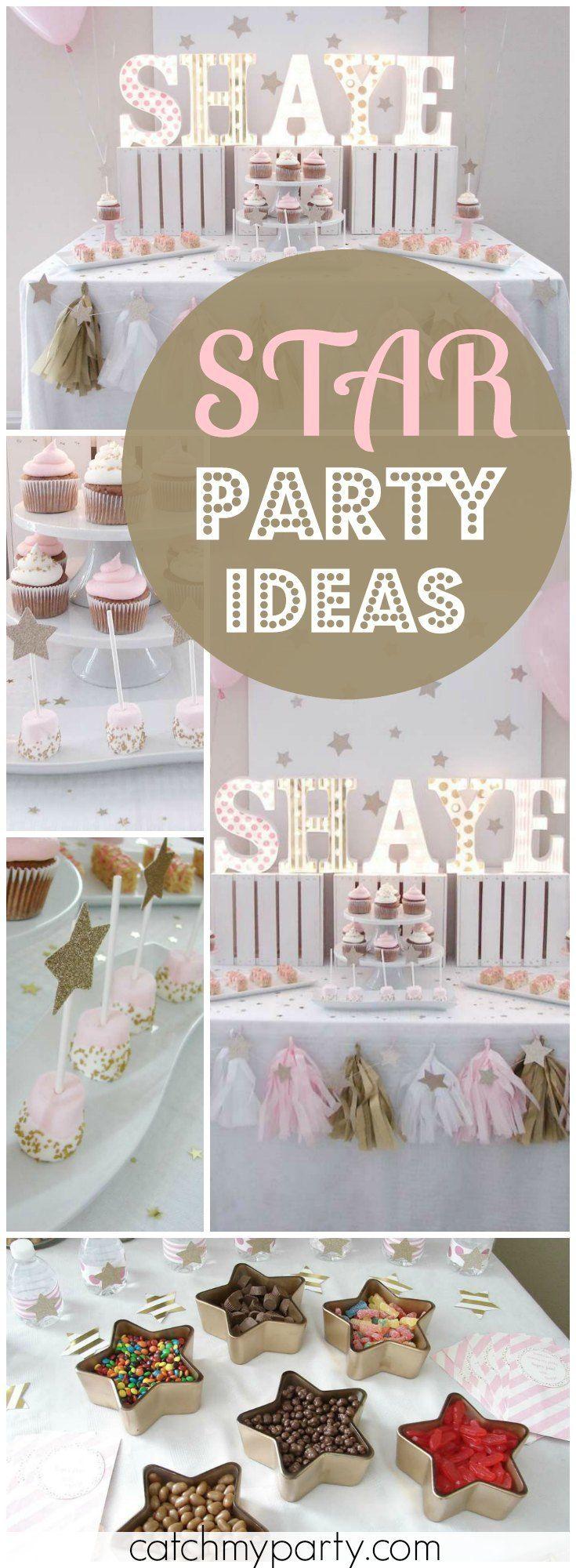 Hochzeit - Stars / Birthday "Shaye's Superstar Party"