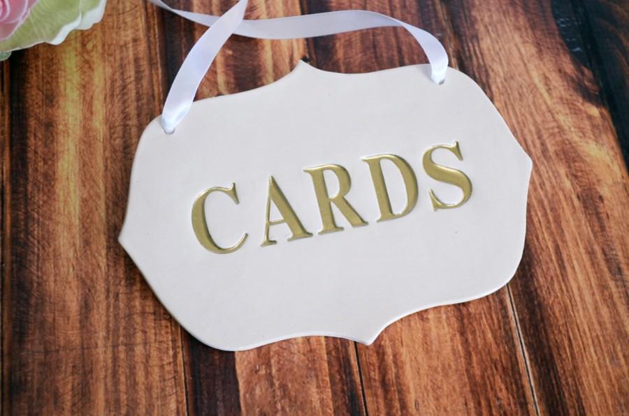 زفاف - Cards Sign for Wedding Card Box - Available in different colors