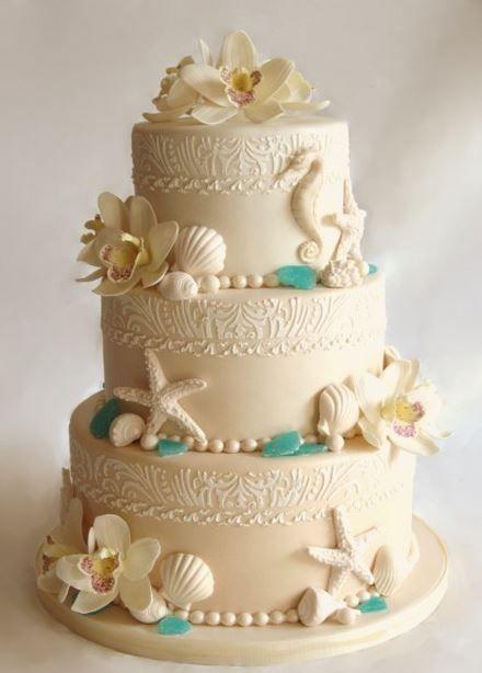 Hochzeit - 10 Hawaiian Style Wedding Cakes - The Hawaiian Home