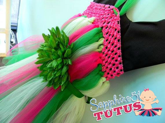 Hochzeit - Pink and Green Flower Girl Dress-Baby Tutu Dress-Toddler Pink Tutu Dress-Tulle Tutu Dress Mint Tutu Dress-Tutu-Flower Girl Dress-Photo Prop