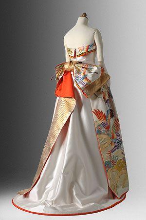 Mariage - 着物ドレス、リメイクドレス、レンタルドレスのローブドキモノ｜白無垢ドレス