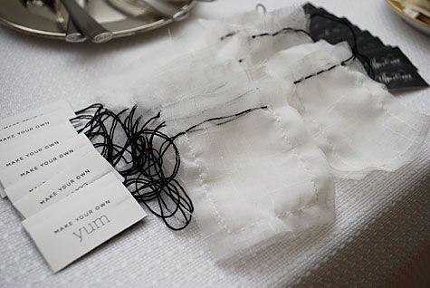 Wedding - DIY Wedding Details: Tea Bag Favors