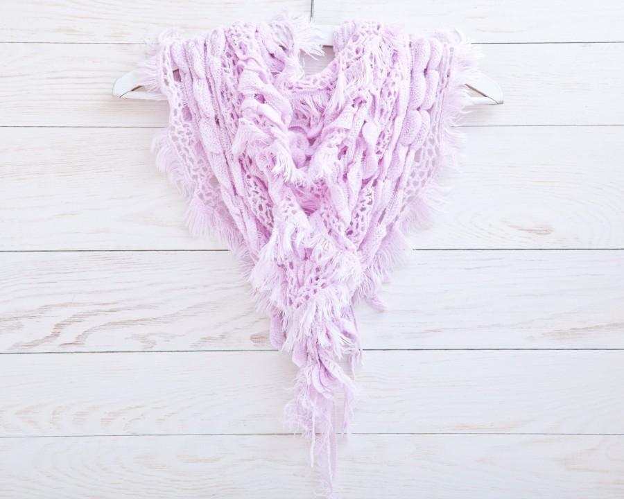 Mariage - Pink Fashion Lace Scarf, valentines gift, Womens Accessories, Gift Ideas For Her (028)