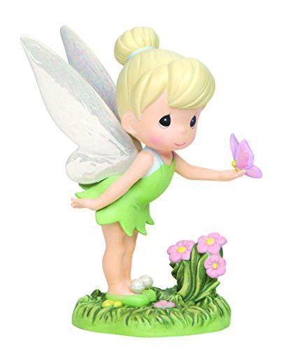 Hochzeit - Precious Moments Disney Tinker Bell With Butterfly Figurine