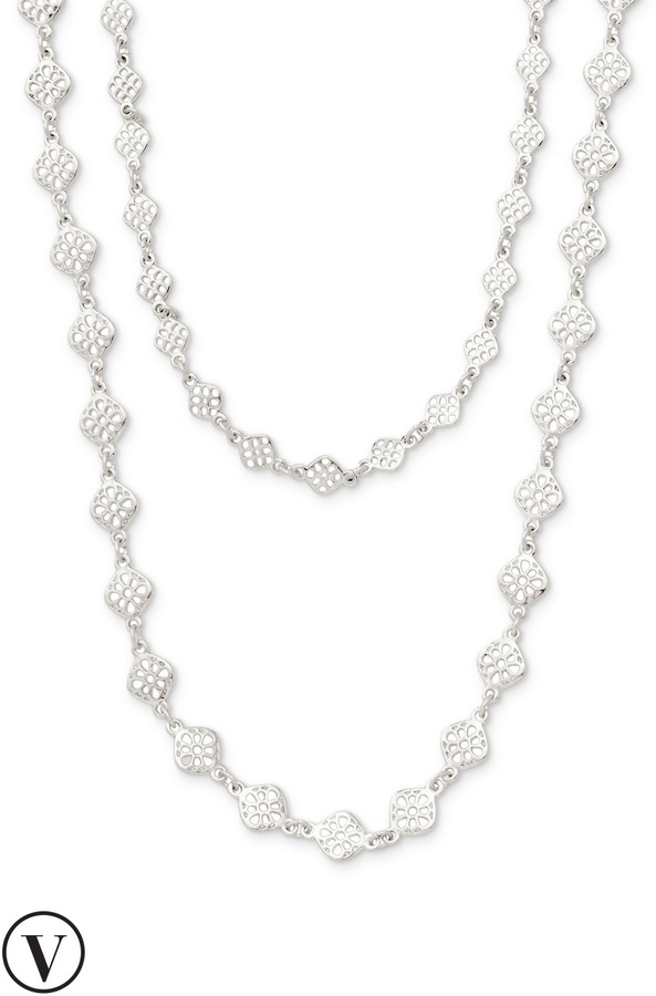 Hochzeit - Devon Layering Necklace - Silver