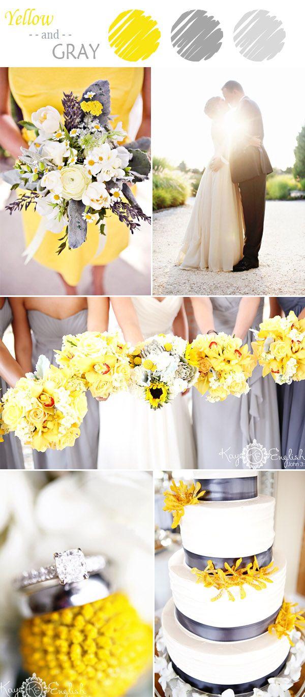 Hochzeit - 7 Perfect Yellow Wedding Color Combination Ideas To Have