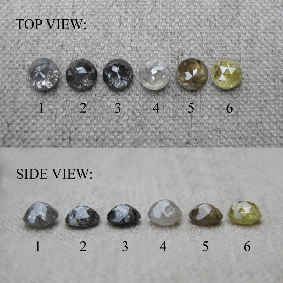 زفاف - Custom Rose Cut Diamond Twig & Leaf Engagement Ring: Design Your Own Rustic Diamond Ring in White, Yellow, or Rose Gold