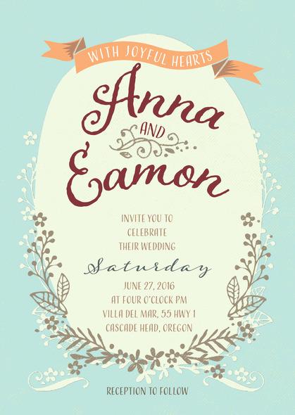زفاف - Spring Meadow wedding invitations