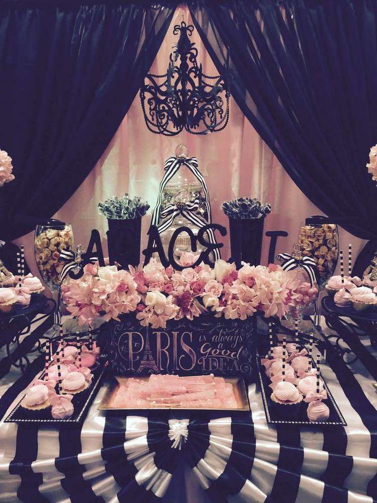 Wedding - Parisian Quinceañera Birthday Party Ideas