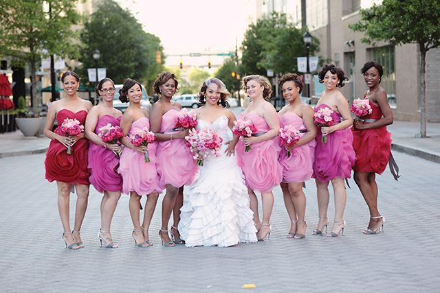 Hochzeit - Modern Pink Wedding In Charlotte, NC: Cordula   Ryan 