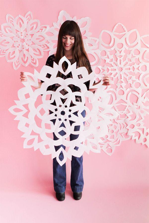 زفاف - Giant Paper Snowflakes (Oh Happy Day!)