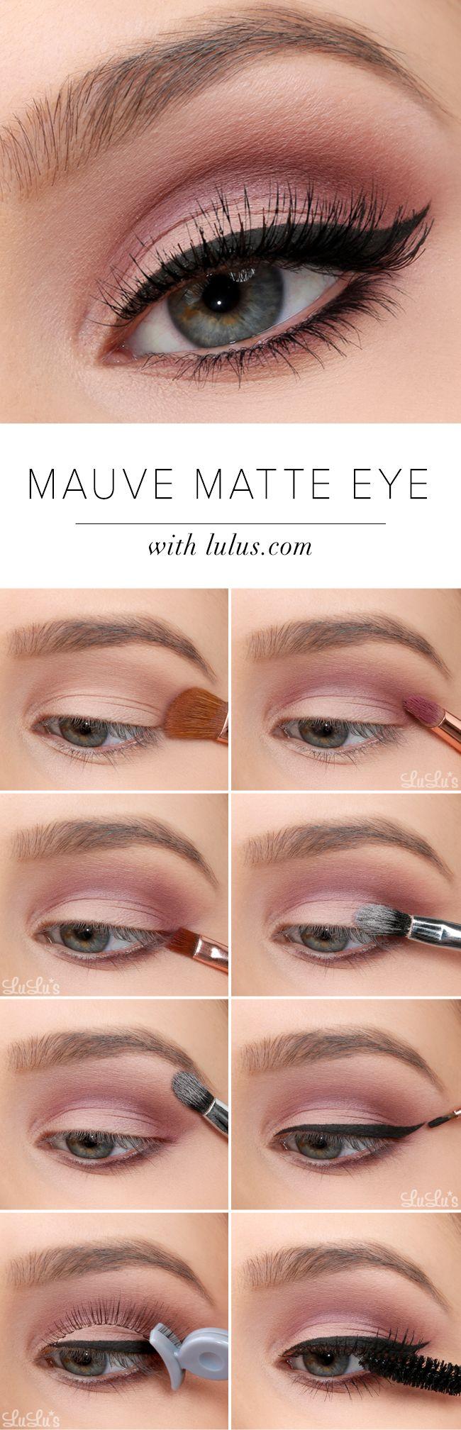 Hochzeit - Lulus How-To: Mauve Matte Eye Tutorial