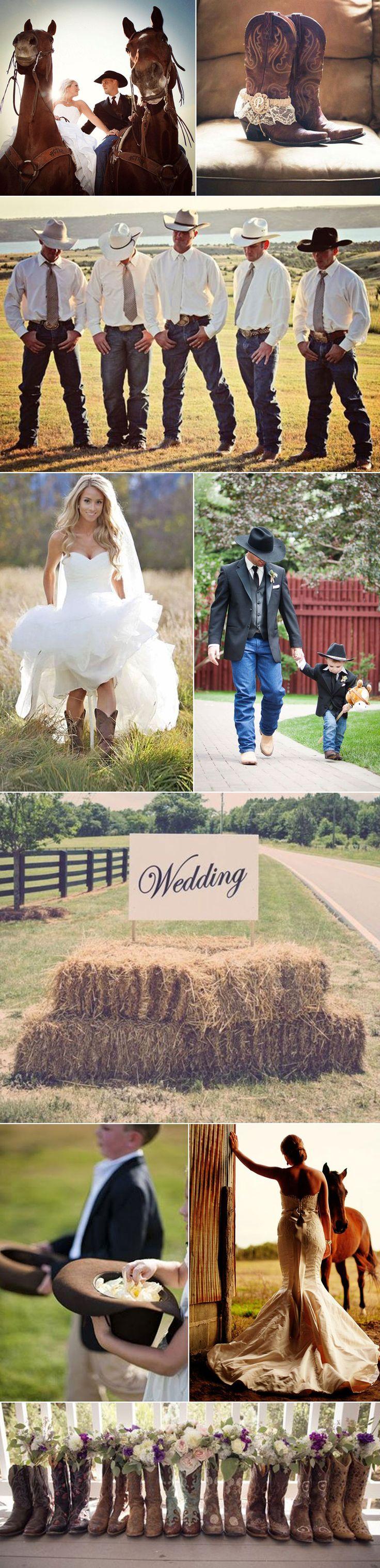 Hochzeit - Inspiration For Country Western Weddings   