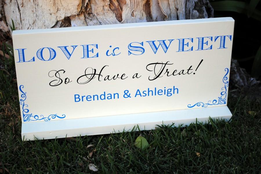 Свадьба - Candy Buffet Sign Candy Bar Love Is Sweet Wedding Sign Dessert Bar Signs Cookie Bar Signs