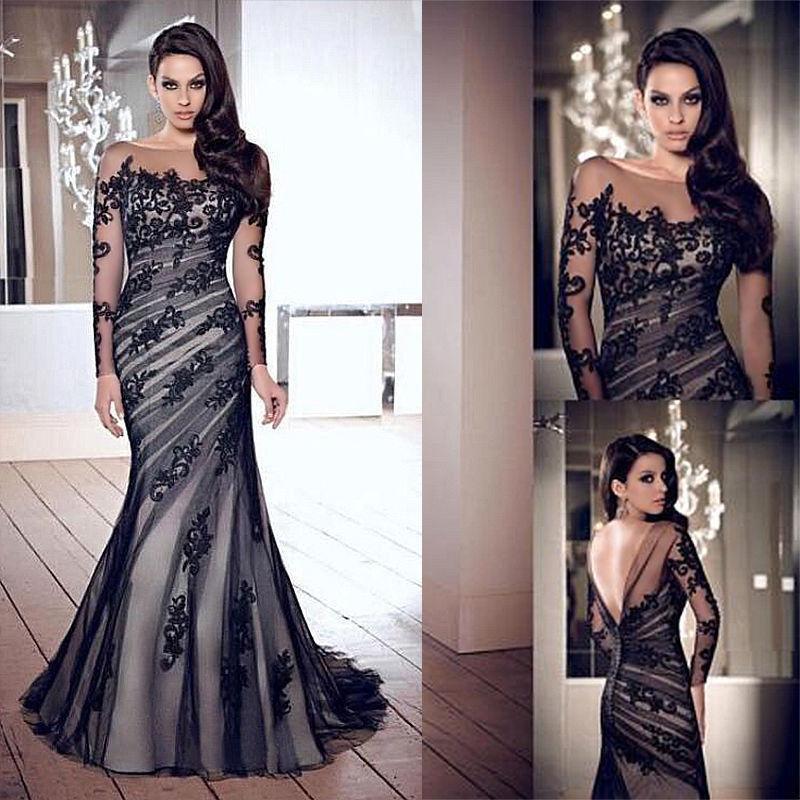 زفاف - custom Sexy black Lace Wedding Dress bridal gown