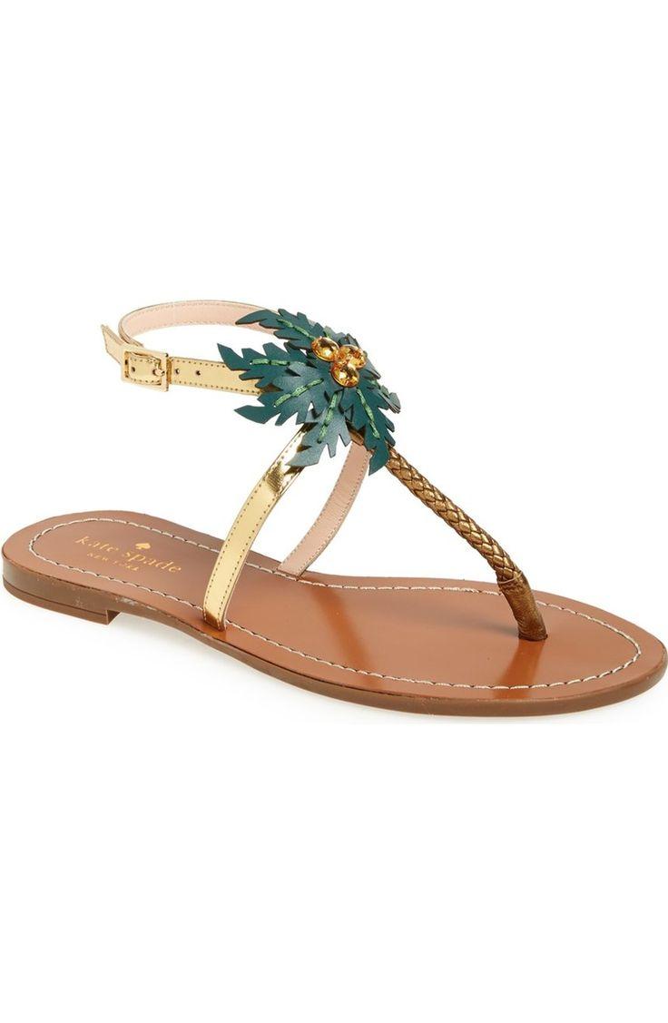 Hochzeit - kate spade new york 'solana' palm tree sandal (Women) 