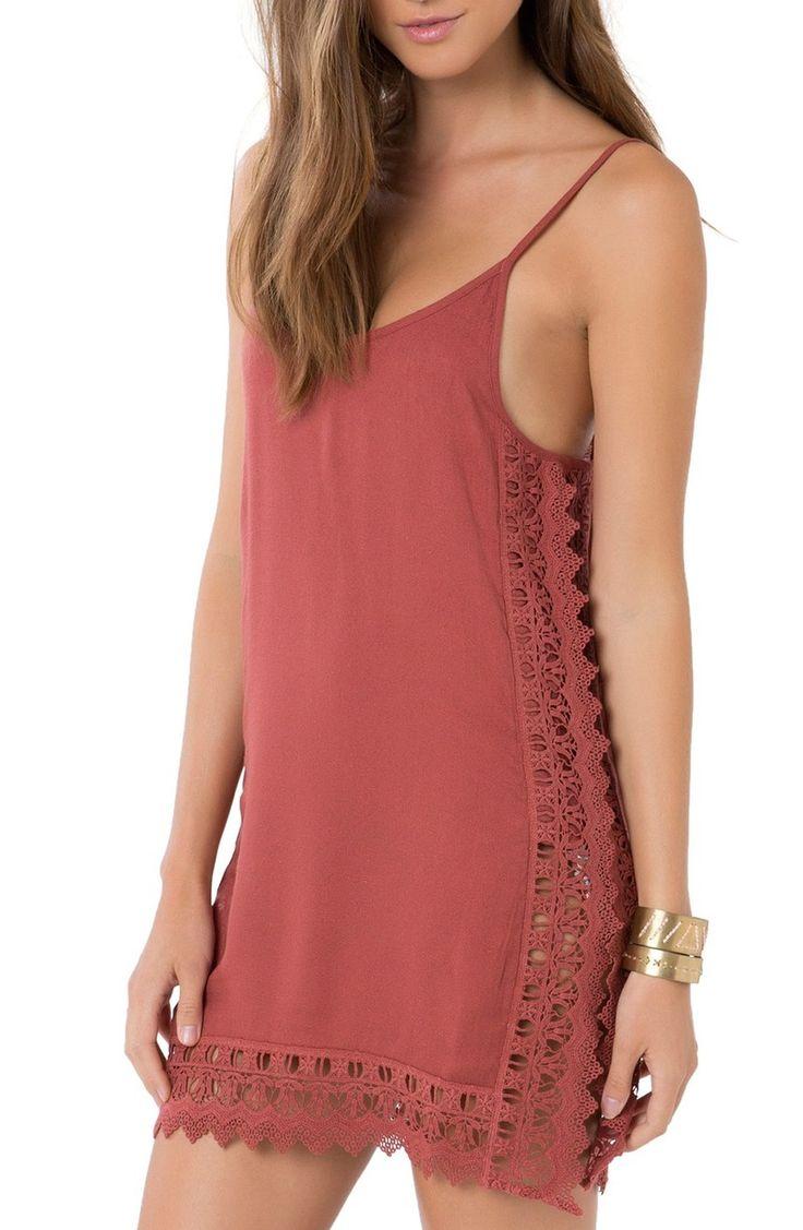 Mariage - O'Neill 'Darby' Lace Trim Cover-Up Slipdress 