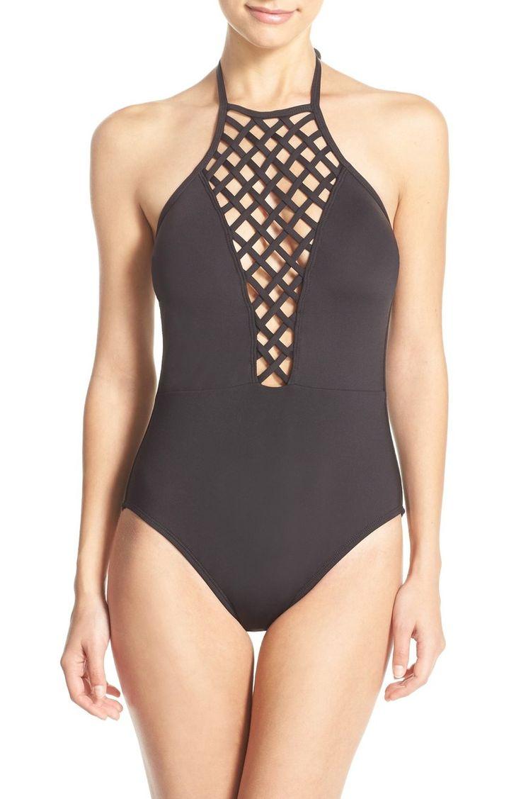 Wedding - Kenneth Cole New York 'Sheer Satisfaction' One-Piece Swimsuit 