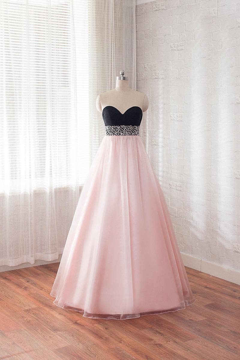 زفاف - long prom dress, pink Bridesmaid dress, Sexy evening dress, formal dress
