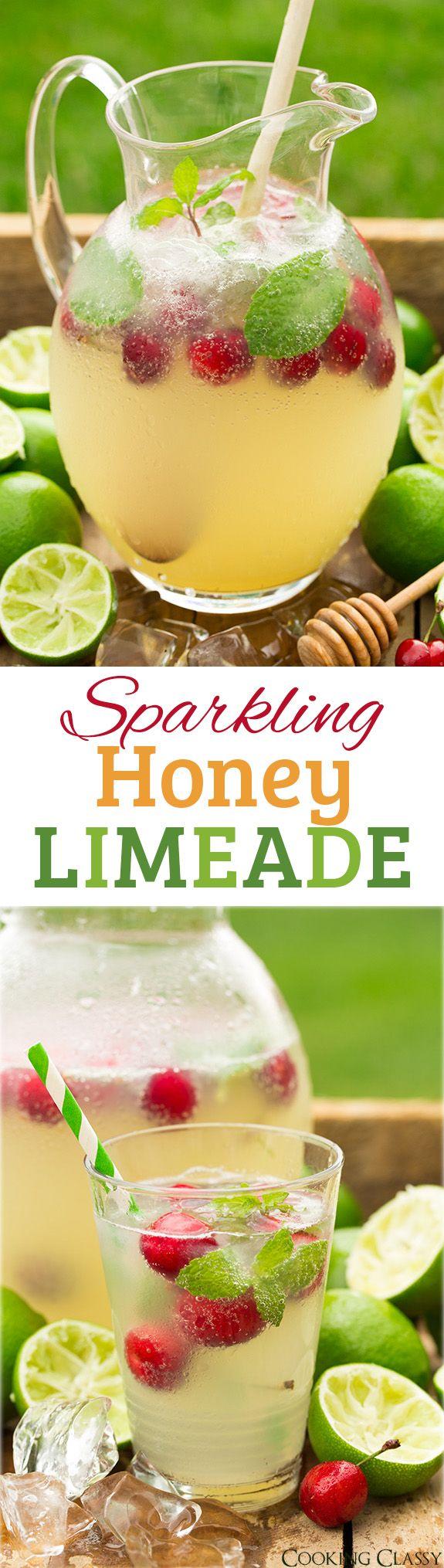 Hochzeit - Sparkling Honey Limeade