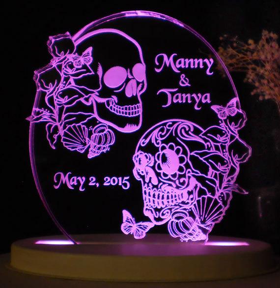 Mariage - Skulls - Male & Female Customized For You