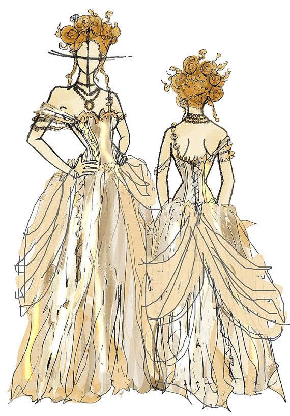 Hochzeit - Steampunk wedding dress. Alternative corset dress / prom. Cinderella. Custom MADE TO ORDER/ measure