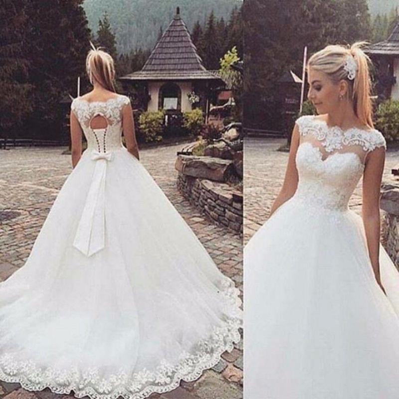 Hochzeit - New White/ivory Wedding dress Bridal Gown custom size 6-8-10-12-14-16 18++