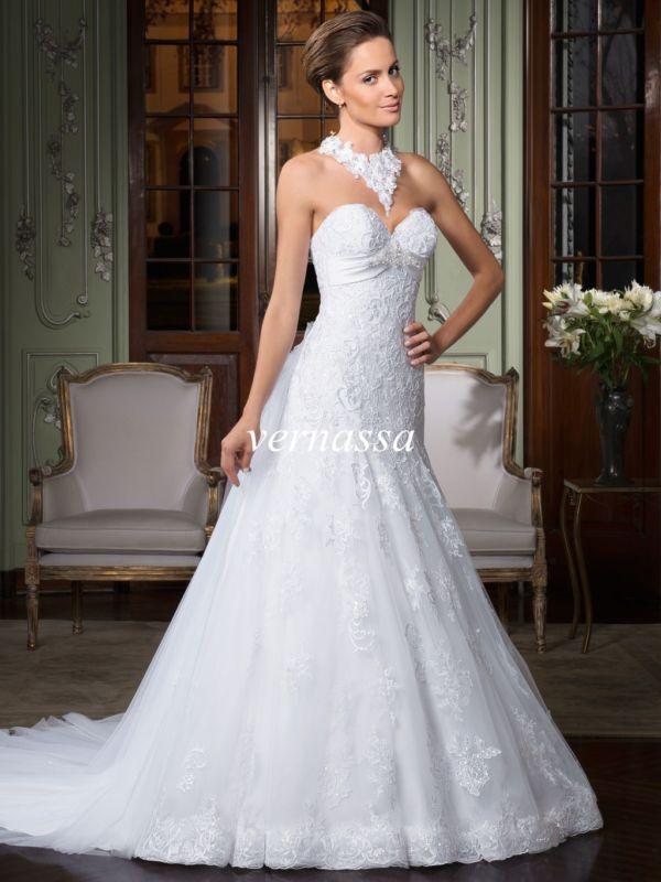 Mariage - New White/Ivory Bridal gown Wedding Dress Custom Size 6-8-10-12-14-16-18+ ++