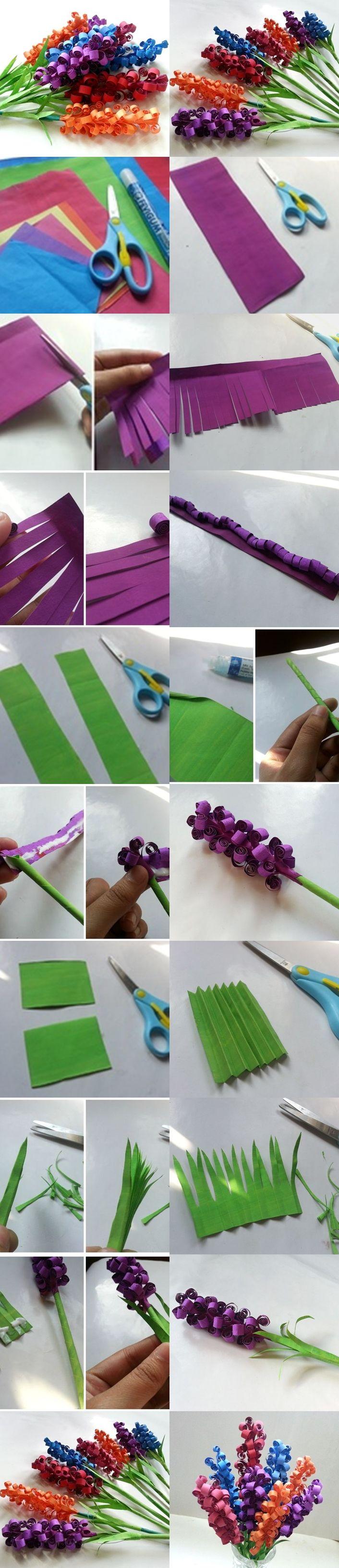زفاف - Wonderful DIY Swirly Paper Flowers