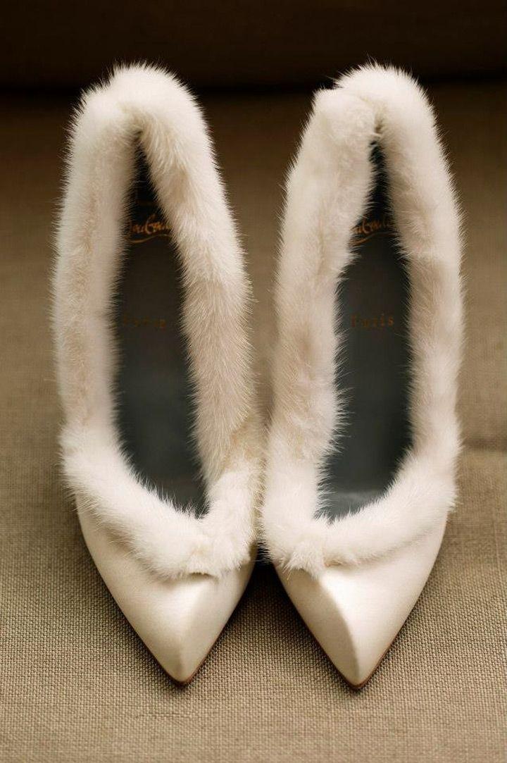 زفاف - 20 Winter Wedding Shoes