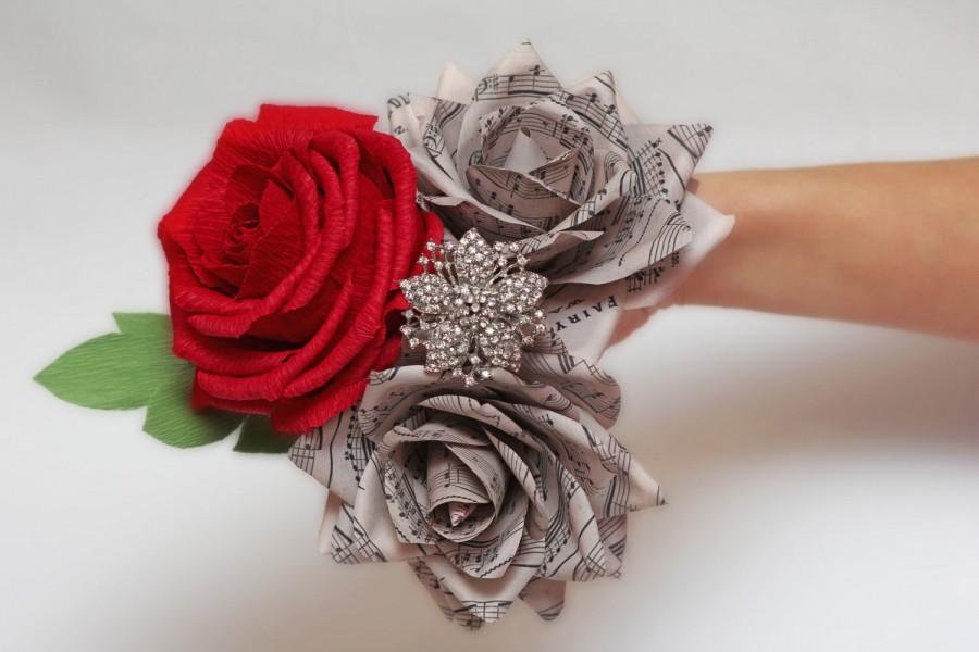 زفاف - brooch bouquet, bridesmaids bouquet, wedding bouquet, paper flower bouquet, wedding flowers