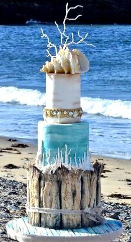 زفاف - Beach Wedding Cake