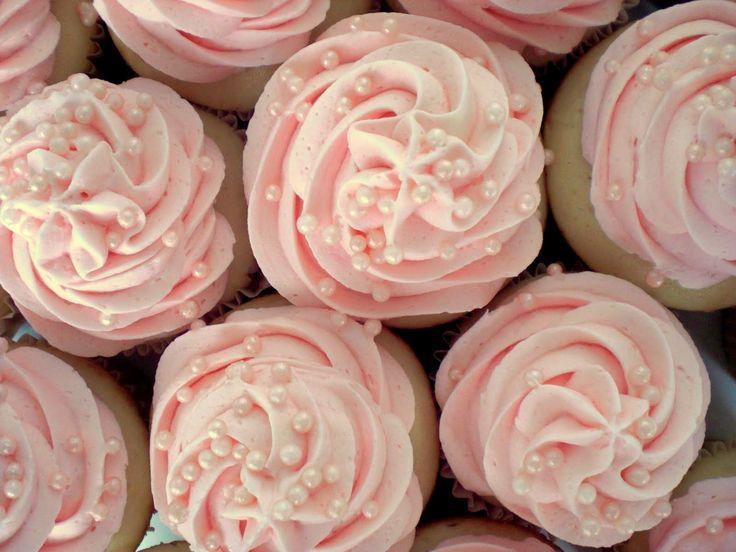 Hochzeit - Pink Champagne Cupcakes 