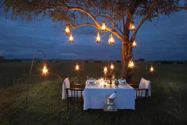 Hochzeit - 23 Breathtaking Outdoor Romantic Table Decorations