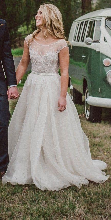 زفاف - Paolo Sebastian, Swan Lake, Size 8 Wedding Dress