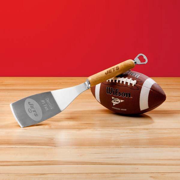 Wedding - Personalized NFL BBQ Spatula With Bottle Opener 