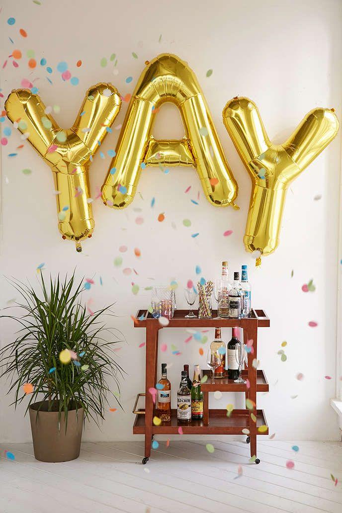 Wedding - Gold Letter Party Balloon