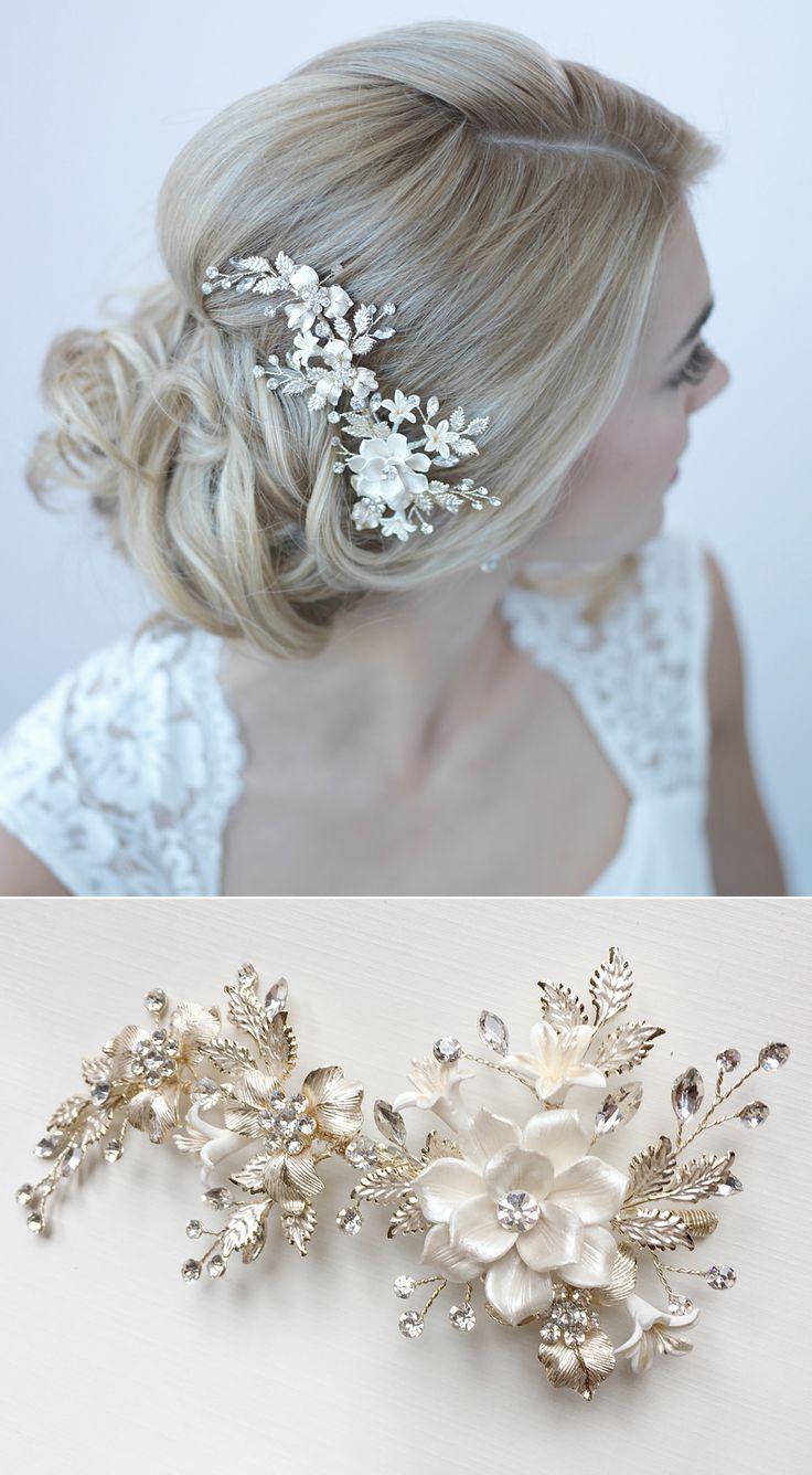 Свадьба - Gold Bridal Headpieces & Jewelry