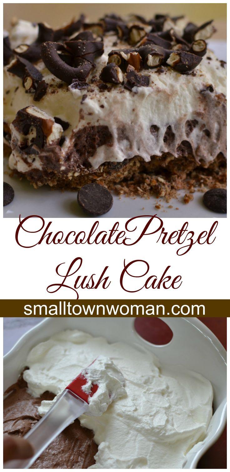 Wedding - Chocolate Pretzel Lush Cake