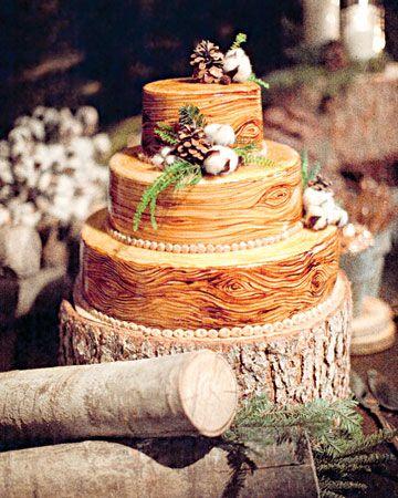 Свадьба - Log Wedding Cake