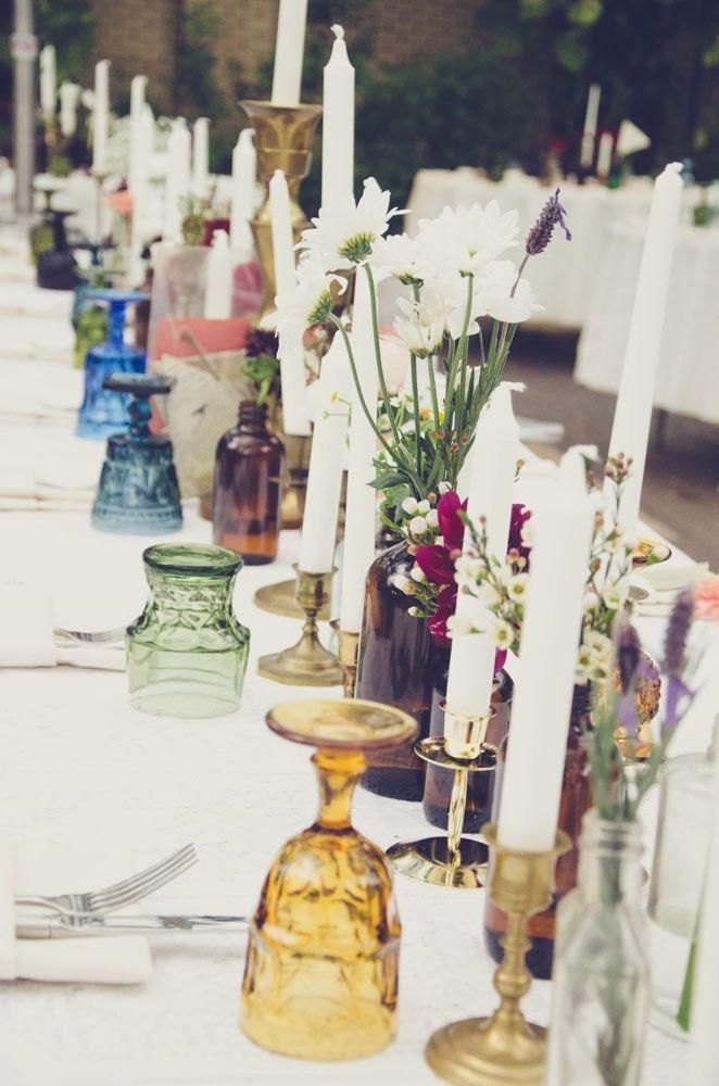Mariage - Trend Alert: Using Colourful Glassware For Your Wedding