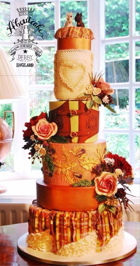 زفاف - Tartan Wedding Cake
