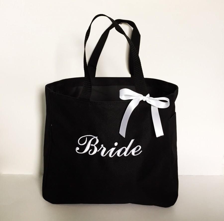 Hochzeit - Bridesmaid Tote Bags Set of 4 - Bridesmaid Totes - Bridesmaid Gifts - Personalized Totes - Personalized Tote Bags - Simply Name It - Totes