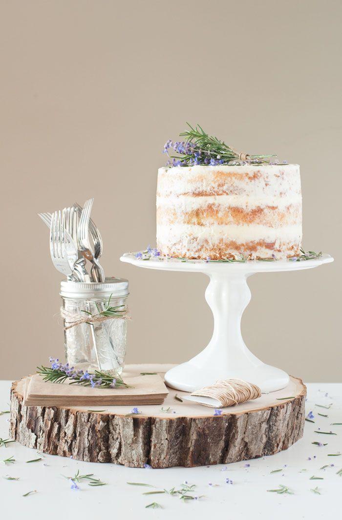 زفاف - Rosemary Lavender Cake
