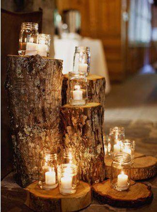 Wedding - 20 AMAZING IDEAS FOR DECORATING WITH NATURE