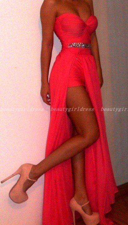 Mariage - Charming Prom Dress,sexy Backless Prom Dress,long Prom Dress,side Slit Prom Dress From Beautygirldress