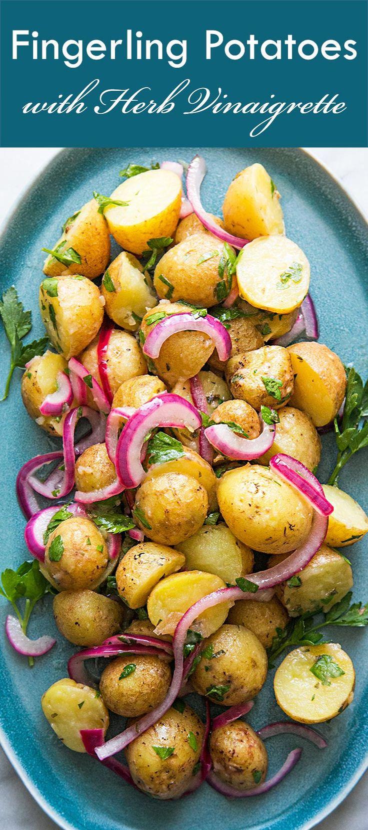 زفاف - Fingerling Potatoes With Herb Vinaigrette